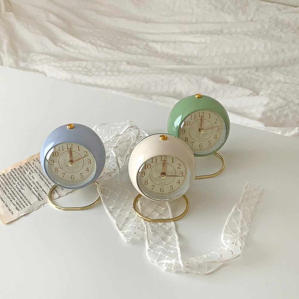 Paris Retro Table Clock