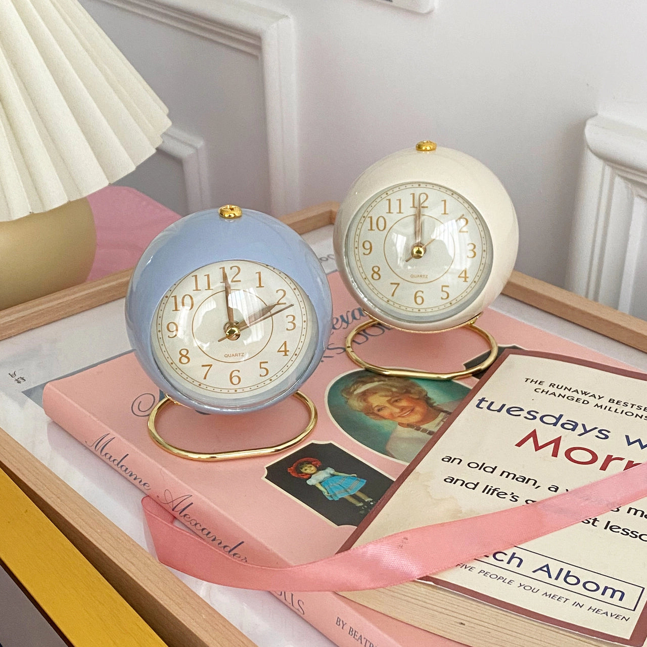 Paris Retro Table Clock