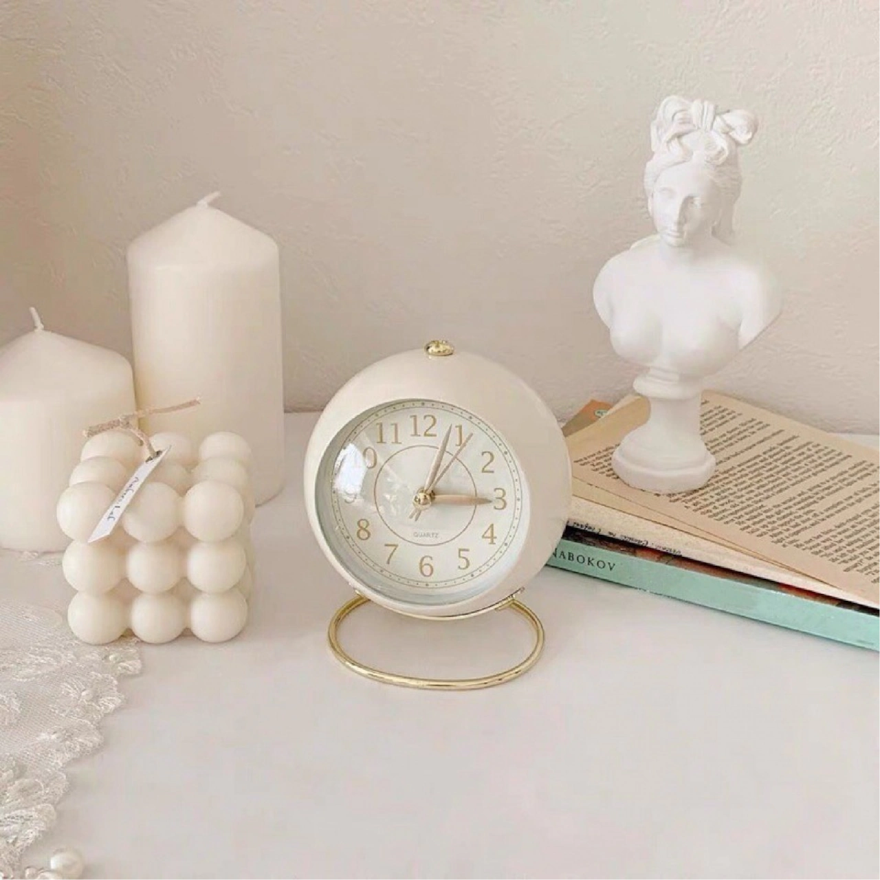 Paris Retro Table Clock