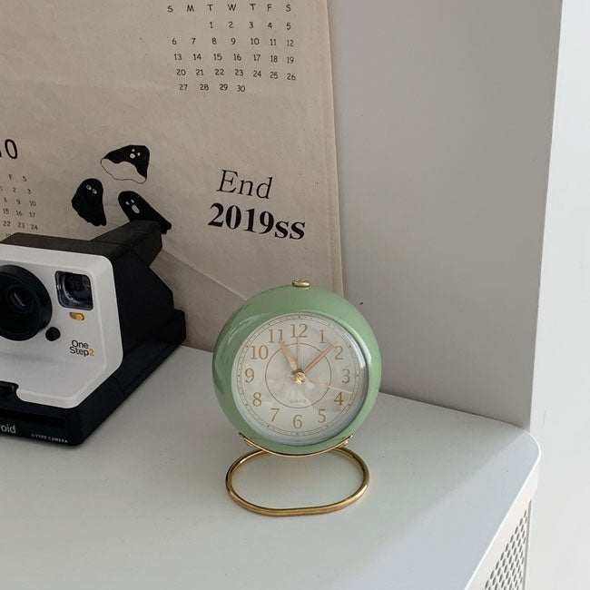 Paris Retro Table Clock