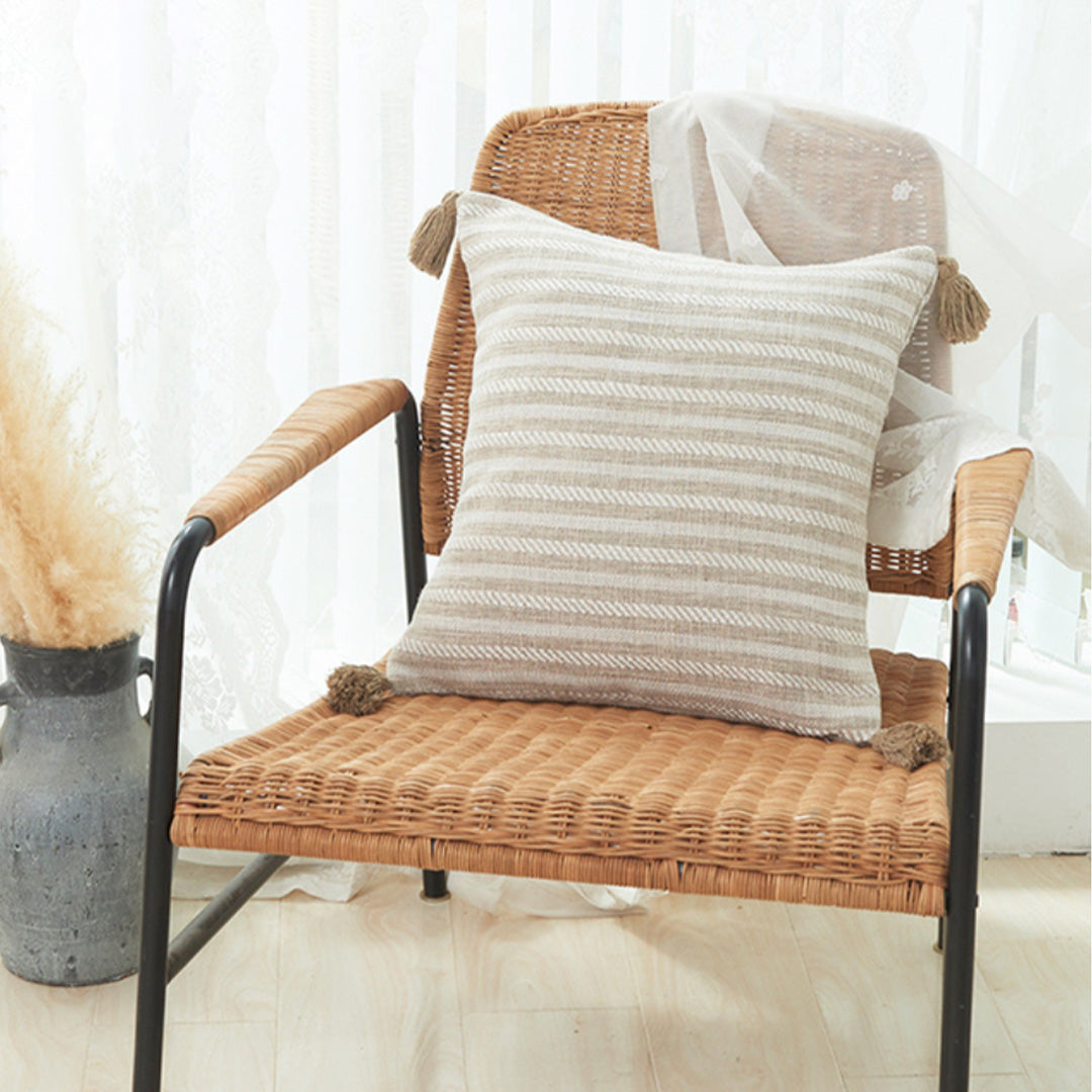 French country stripe pillow case 3カラー
