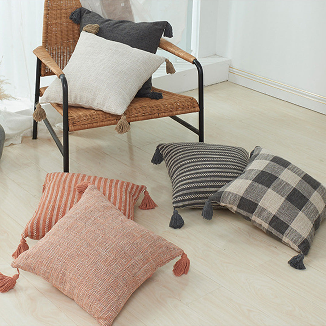 French country stripe pillow case 3カラー