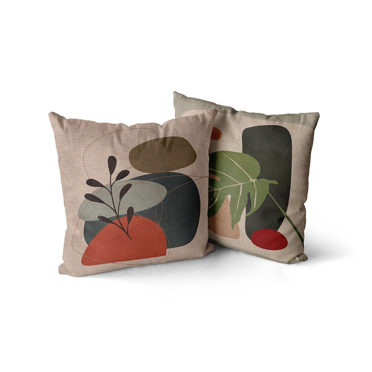 Floral abstract pillow 4デザイン