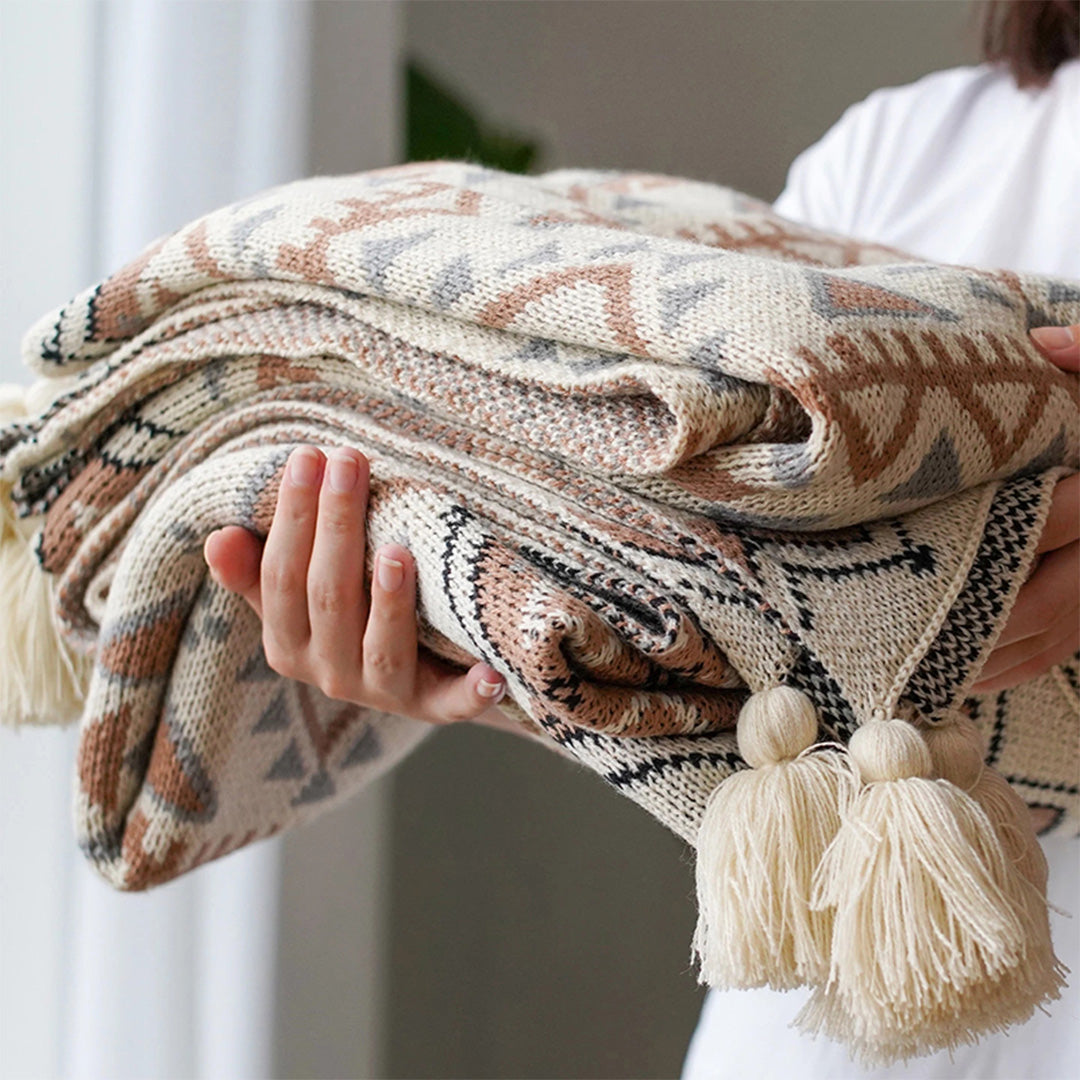 Hygge winter blanket デザイン Natural