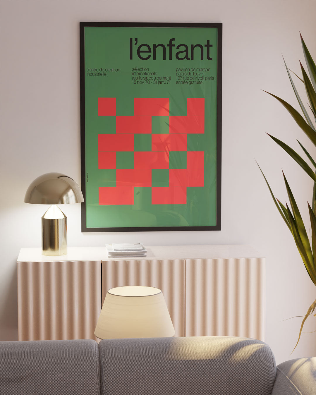 L'enfant アートポスター