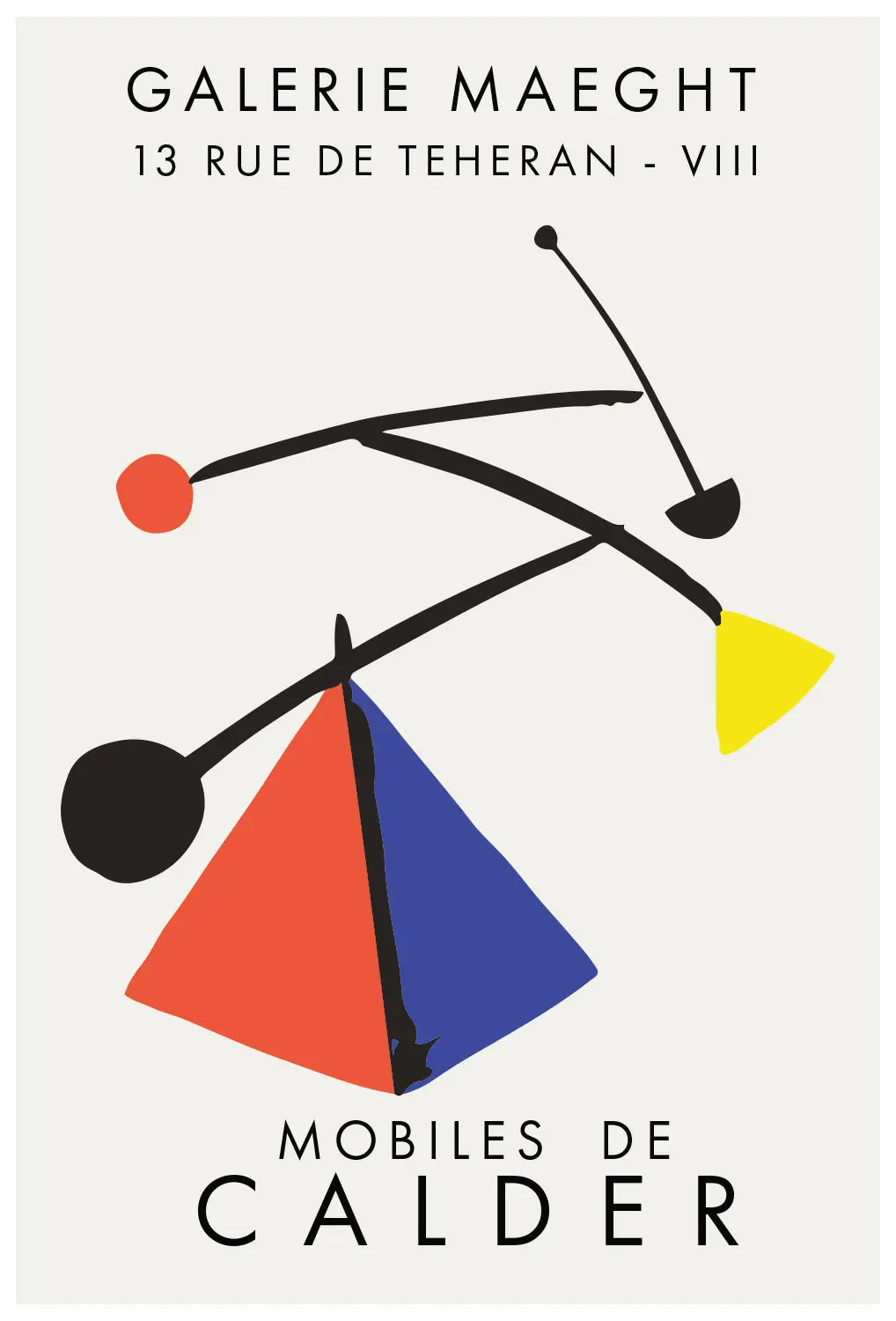 Mobiles de Calder アートポスター